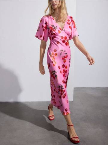 Reserved - Сукня з віскози - різнобарвний - 550HV-MLC Reserved - Сукня з віскози - різнобарвний - 550HV-MLC