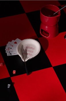 Підставка під ложку з написом Home Sweet Home - рожевий