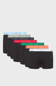 Мужские черные боксеры (7 шт) TRUNK WB Черный M Tommy Hilfiger UM0UM03385