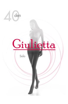 Колготки женские Giulietta Calze Collants Solo с шортиками 40 DEN, Nero, размер 2