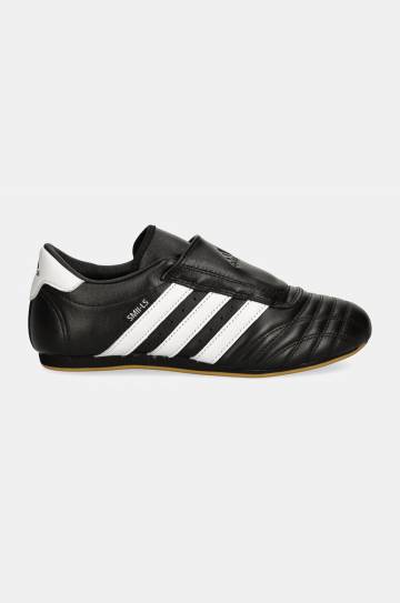 Кожаные кроссовки adidas Originals TAEKWONDO LA цвет чёрный JQ4775 Кожаные кроссовки adidas Originals TAEKWONDO LA цвет чёрный JQ4775