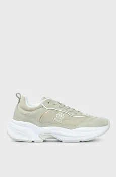 Женские оливковые кроссовки CHUNKY RUNNER VENTILE Оливковый 38 Tommy Hilfiger FW0FW08036