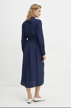 Платье с примесью шелка PS Paul Smith