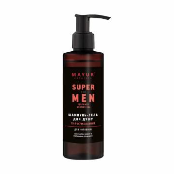 Мужской парфюмированный шампунь-гель для душа Mayur Super For Men Perfumed Shower Gel, 200 мл Мужской парфюмированный шампунь-гель для душа Mayur Super For Men Perfumed Shower Gel, 200 мл