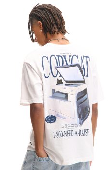 Cropp - Футболка з котячим мотивом - білий