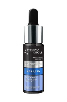 Сыворотка для реанимирования волос PHARMA GROUP Laboratories Keratin Serum, 14 мл