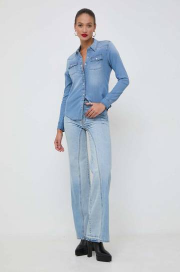 Рубашка Guess женская regular классический воротник Рубашка Guess женская regular классический воротник