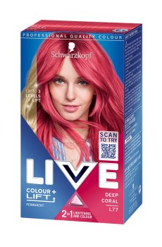 Перманентная краска для волос Schwarzkopf Professional Live Color + Lift, L77 Pink Passion, 60 мл