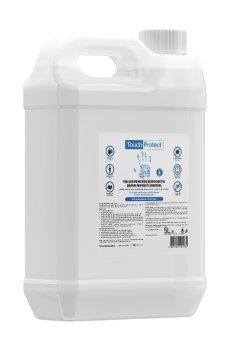 Уценка! Антисептик-гель Touch Protect для дезинфекции рук, тела и поверхностей, 5 л