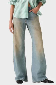 Женские голубые джинсы Loose Boot Голубой 26-31 Levi’s® 005DO;0007
