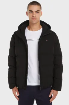 Мужская черная куртка CL MOTION HOODED JACKET Черный XXL Tommy Hilfiger MW0MW33958
