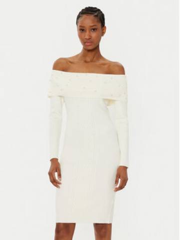 Guess Трикотажна сукня W5RK0G Z2YJ2 Écru Regular Fit Guess Трикотажна сукня W5RK0G Z2YJ2 Écru Regular Fit