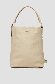 Женская белая кожаная сумка Белый ONESIZE BOSS 50547744;114