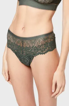 Женские зеленые трусики-танга MELROSE Зеленый S Etam 6509777