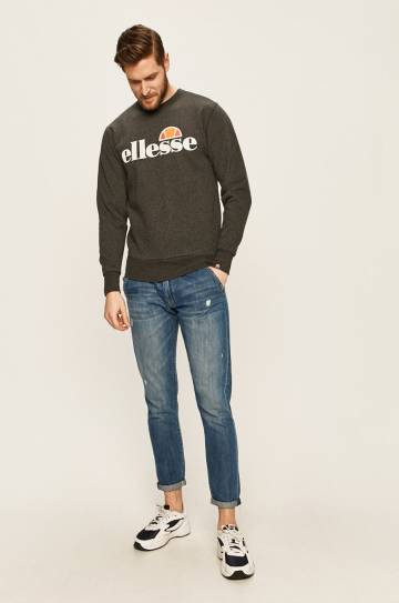 Кофта Ellesse мужская цвет серый узор SHC07930-DARKGREYMA Кофта Ellesse мужская цвет серый узор SHC07930-DARKGREYMA