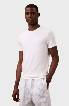 Мужская белая футболка S/S CREW NECK Белый S Calvin Klein LV00NM2827