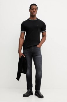 Хлопковая футболка BOSS H-Tessler 200