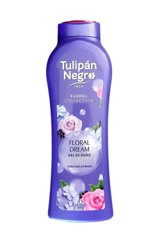 Парфюмированный гель для душа Tulipan Negro Floral Collection Bath And Shower Gel Цветочные мечты, 650 мл