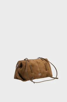 Женская бежевая замшевая сумка Бежевый ONESIZE Bimba Y Lola 262BBCJ8W.10542