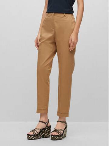 Boss Штани з тканини Tachinoa 50490057 Бежевий Regular Fit Boss Штани з тканини Tachinoa 50490057 Бежевий Regular Fit