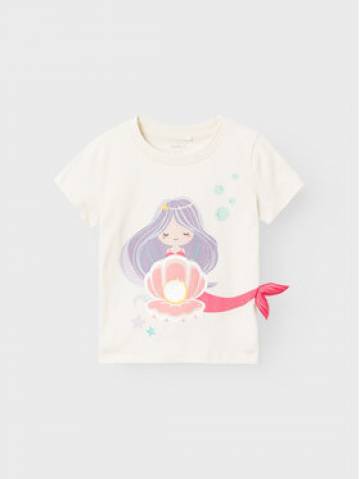 NAME IT Футболка Zuzzie 13226878 Білий Regular Fit