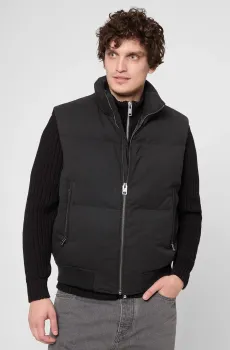 Мужской темно-серый жилет Серый XL HUGO 50546253;004