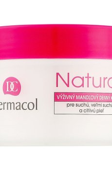 Дневной питательный крем для лица Dermacol Natural Almond Day Cream с миндальным маслом и коэнзимом Q10, 50 мл