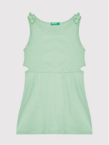United Colors Of Benetton Літня сукня 3HCGCV005 Зелений Regular Fit United Colors Of Benetton Літня сукня 3HCGCV005 Зелений Regular Fit