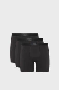 Мужские черные боксеры (3 шт) 3P BOXER BRIEF Черный XXL Tommy Hilfiger UM0UM03393