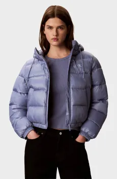 Женская голубая куртка SHORT LOGO Голубой L Calvin Klein Jeans LV047G507G