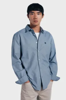 Мужская голубая рубашка Голубой XXL SPRINGFIELD 272781