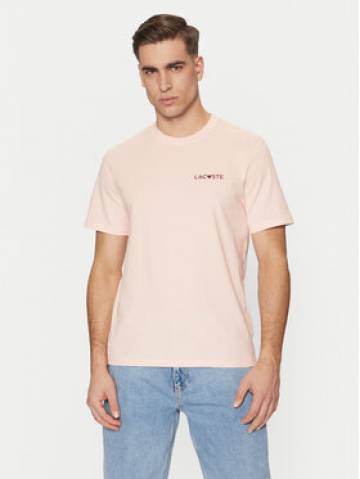 Lacoste Футболка TH5231 Рожевий Regular Fit Lacoste Футболка TH5231 Рожевий Regular Fit
