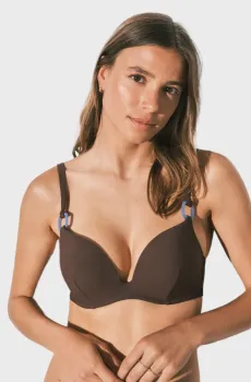 Женский коричневый лиф от купальника Коричневый 70B womensecret 6483792