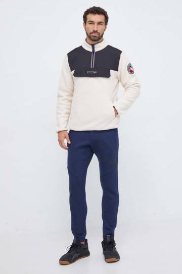 Куртка Ellesse цвет бежевый однотонная Куртка Ellesse цвет бежевый однотонная