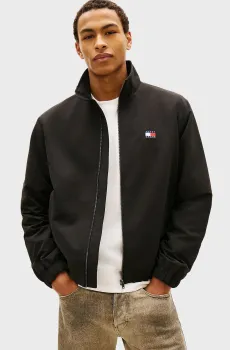 Мужская черная куртка ESSENTIAL Черный L Tommy Jeans DM0DM22720