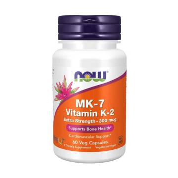Витамин K2 NOW foods MK-7 Vitamin K-2 Extra Strength MK-7, 300 мкг, 60 капсул Витамин K2 NOW foods MK-7 Vitamin K-2 Extra Strength MK-7, 300 мкг, 60 капсул