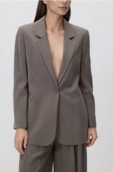 Reserved - Блейзер із додаванням віскози - бежевий - 925HU-80X