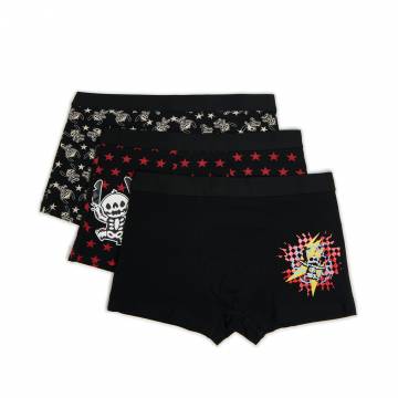 Cropp - Боксери, 3 пари Stitch - чорний Cropp - Боксери, 3 пари Stitch - чорний