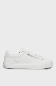 Женские белые кожаные сникерcы TJW CUPSOLE SNEAKER ESS Белый 38 Tommy Jeans EN0EN02508
