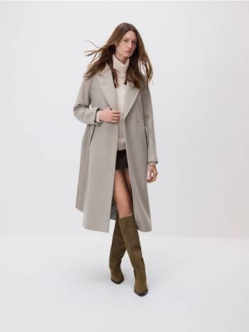 Reserved - LADIES` COAT - бежевий - TS889-08M Reserved - LADIES` COAT - бежевий - TS889-08M