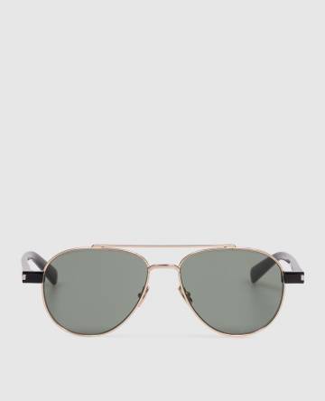 Золотые очки с логотипом