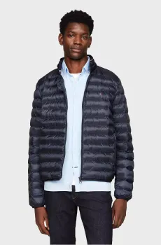 Мужская темно-синяя куртка CORE PACKABLE CIRCULAR JACKET Синий 3XL Tommy Hilfiger MW0MW18763