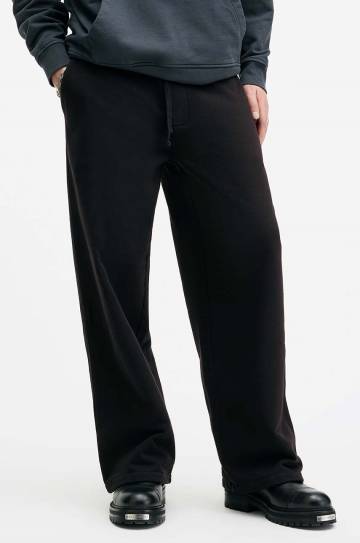 Хлопковые брюки AllSaints CHESTER SWEATPANT цвет чёрный прямые M004TA Хлопковые брюки AllSaints CHESTER SWEATPANT цвет чёрный прямые M004TA