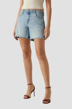 Женские голубые джинсовые шорты Голубой 27 Guess W5GD1A.D4K30;RSNS
