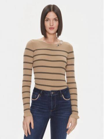 Liu Jo Светр MF3001 MS99E Коричневий Slim Fit Liu Jo Светр MF3001 MS99E Коричневий Slim Fit