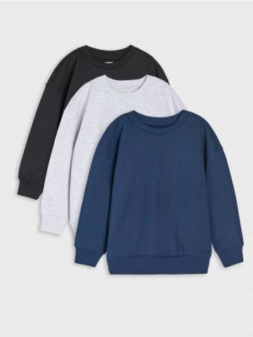 Світшоти, 3 шт. - чорний Світшоти, 3 шт. - чорний