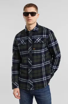 Мужская рубашка в клетку CPO Regular Разноцветный XXL G-Star RAW D23583,D746
