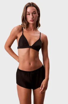 Женский черный бюстгальтер UNLINED TRIANGLE Черный XS Calvin Klein LV00QF8392