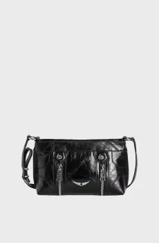 Женская черная кожаная сумка Sunny Mood Vintage Черный ONESIZE ZADIG&VOLTAIRE LWBA03845_BLACKFW26