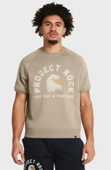 Мужская бежевая футболка Pjt Rck Eagle Grphc SS Crew Бежевый XL Under Armour 1383223-203